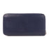 HERMES PHW Silk Wallet Epsom Leather Navy