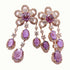 FINE JEWELRY 4.60ct Pink Sapphire 3.40ct Diamond Pierced Earrings 18K Pink Gold