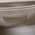 CHANEL Quilted CC GHW 2 Way Chain Shoulder Bag Calfskin Leather White