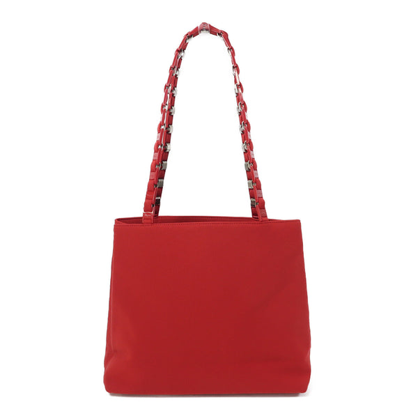 Salvatore Ferragamo SHW Shoulder Bag Canvas Red