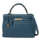 HERMES PHW Kelly 32 2 Way Shoulder Bag Handbag Togo Leather Cobalt