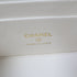 CHANEL Quilted CC GHW Vanity Case Chain Shoulder Bag Calfskin Leather White