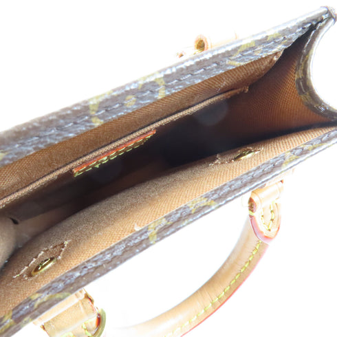 LOUIS VUITTON LV GHW Petit Sac Plat 2 Way Shoulder Bag M69442 Monogram Brown v1