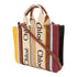 Chloe 2 Way Shoulder Bag Canvas Multicolor
