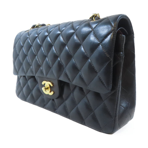 CHANEL Quilted CC GHW Classic 25 Chain Shoulder Bag A01112 Lambskin Black