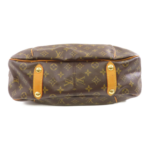 LOUIS VUITTON LV GHW Galliera PM Shoulder Bag M56382 Monogram Brown v2