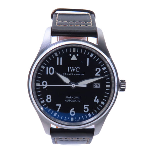 IWC Pilot Mark XVIII Edition Automatic Watch IW327003 Stainless Steel Brown