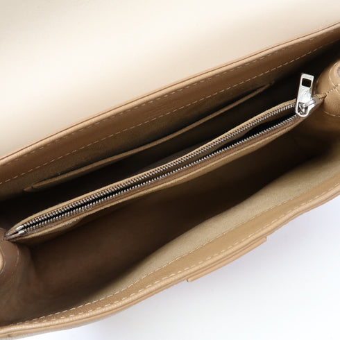 LOUIS VUITTON LV SHW Very One Handle 2 Way Shoulder Bag Calfskin Leather Beige