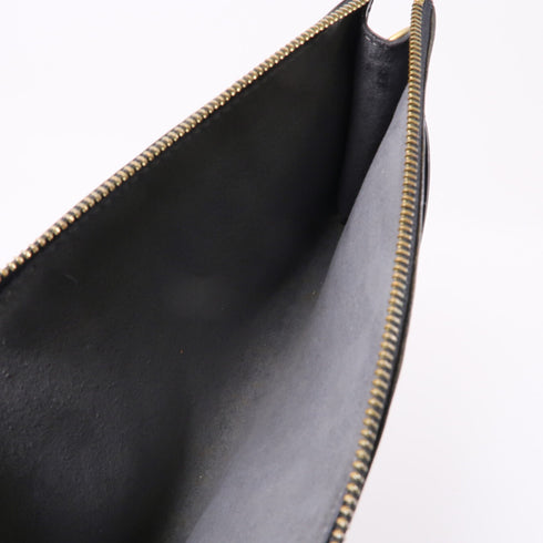LOUIS VUITTON LV GHW Pochette Accessoires Pouch Handbag M52942 Epi Black