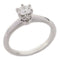 TIFFANY&CO 0.30ct Diamond Ring US#4.75 PT950 Platinum