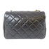 CHANEL Quilted CC GHW Pearl Flap Bag Chain Shoulder Bag Calfskin Leather Black