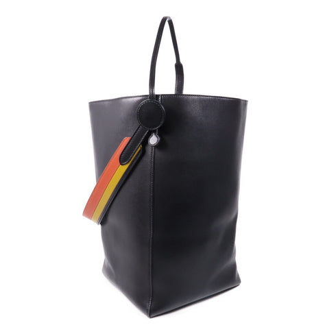 HERMES Licol 19 Shoulder Bag Veau Volupto Leather Noir Black