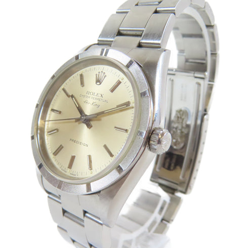 ROLEX Air King Automatic Wristwatch 14010/96 Stainless Steel #19cm