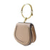 Chloe GHW Nile 2 Way Shoulder Handbag Calfskin Leather Beige