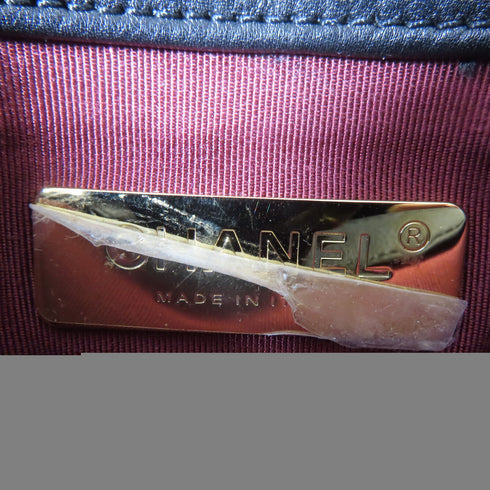 CHANEL CC GHW Chain Shoulder Bag #28781050 Lambskin Leather Black