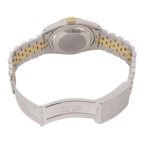 ROLEX Datejust 36mm 16233SG Automatic Watch 18K YG Stainless Steel Diamond Blue