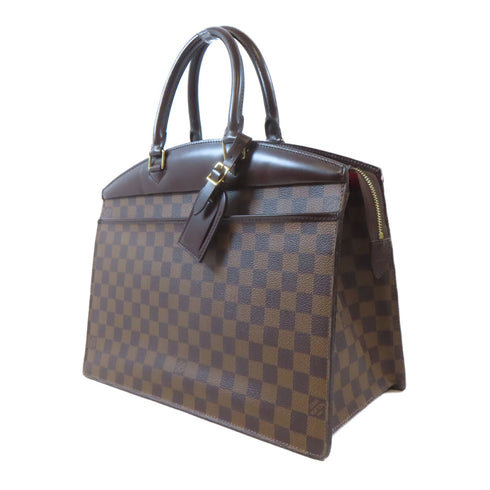LOUIS VUITTON LV GHW Riviera Handbag Shoulder Bag N48022 Damier Brown