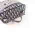 Christian Dior CD SHW Vanity Case Handbag Canvas Navy
