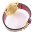 GUCCI GG Timeless Quartz Watch SS Coated Leather Belt YA1264038A Brown Pink