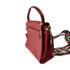 Valentino GHW 2 Way Shoulder Bag Calfskin Leather Red