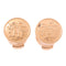 HERMES EX-Libris Earrings 18K Pink Gold