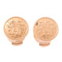 HERMES EX-Libris Earrings 18K Pink Gold