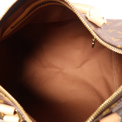 LOUIS VUITTON LV GHW Speedy Bandouliere 30 2 Way Bag M41112 Monogram Brown