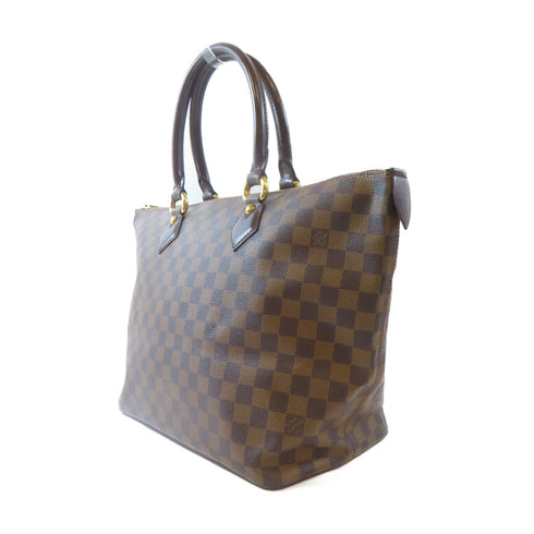 LOUIS VUITTON LV GHW Saleya MM Tote Bag Shoulder Handbag N5182 Damier Brown
