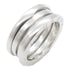 BVLGARI B-zero1 3 Band Ring 18K White Gold Bvlgari#53 JP#12.5 US#6.25