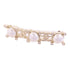 CHANEL CC GHW Hair Clip Metal PVC