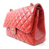 CHANEL Quilted CC SHW Chain Shoulder Bag 58600 Caviar Leather Red