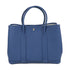 HERMES PHW Garden Party PM Tote Bag Country Leather Stamp X Bleu Thalassa/Blue