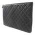 CHANEL CC SHW Clutch Lambskin Leather Black