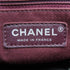 CHANEL Herringbone CC SHW Chain Shoulder Bag Patent Leather Black
