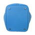 HERMES PHW Picotin MM Handbag Clemence Leather Blue