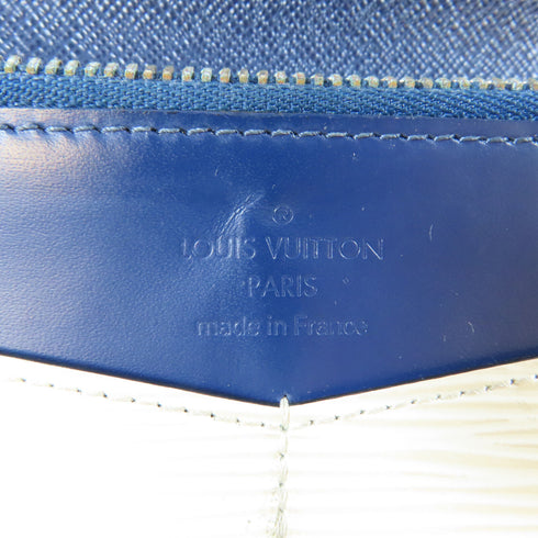 LOUIS VUITTON LV SHW Portefeuille Flore Wallet M60394 Epi Leather Blue White