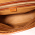 CELINE GHW 2 Way Shoulder Bag Handbag M95 Coated Canvas Brown