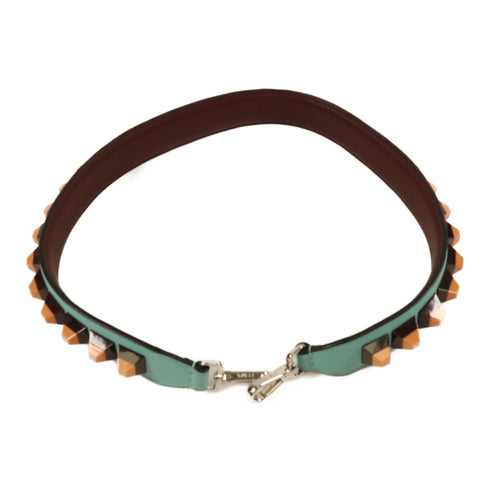 FENDI SHW Strap Shoulder Calfskin Leather