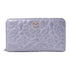 CHANEL CC SHW Zipper Wallet A82284 Lambskin Leather Light Blue