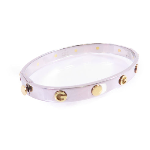 GUCCI GG Bangle #17 Stainless Steel Gold