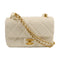 CHANEL CC GHW Mini 20 Chain Shoulder Bag Lambskin Leather