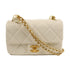 CHANEL CC GHW Mini 20 Chain Shoulder Bag Lambskin Leather