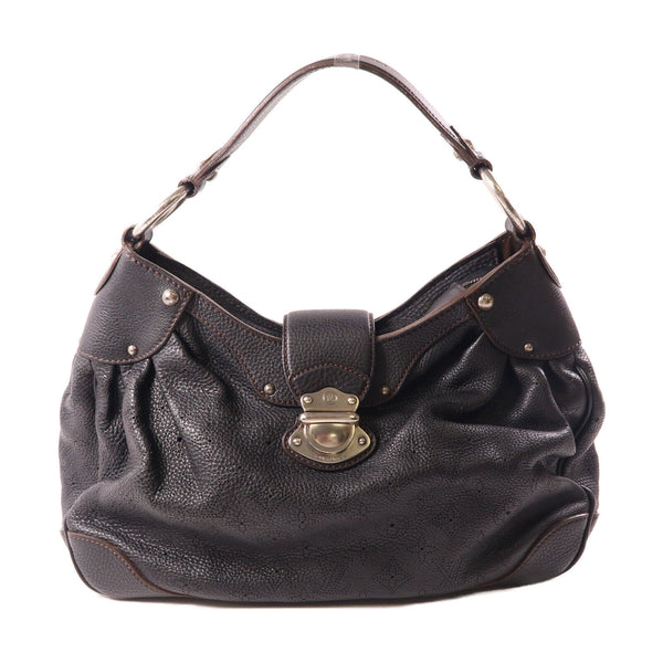 LOUIS VUITTON LV SHW Mahina XS Shoulder Bag Monogram Mahina Black