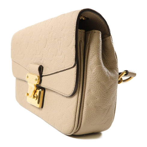 LOUIS VUITTON LV GHW Marceau Shoulder Bag M46199 Momogram Empreinte Dove Gray