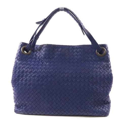 BOTTEGA VENETA BV Shoulder Bag Lambskin Leather Blue