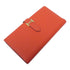 HERMES GHW Bearn W Snap Long Wallet Veau Epsom Leather Rose Jaipur Red
