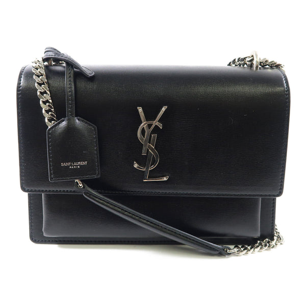 SAINT LAURENT YSL SHW Sunset Medium Chain Shoulder Bag Calfskin Leather v1
