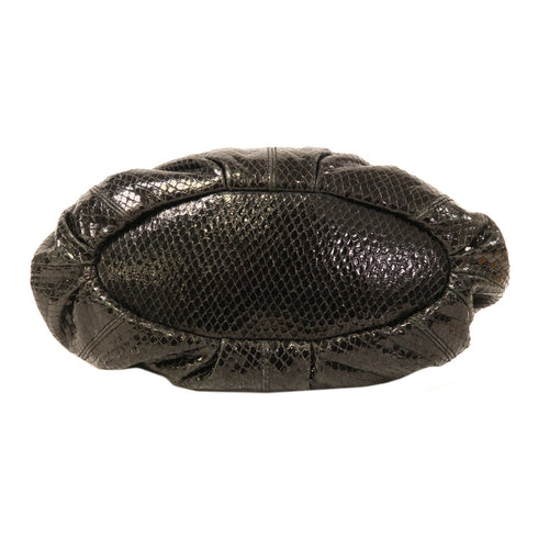 CELINE SHW 2 Way Shoulder Bag Handbag Calfskin Leather Black