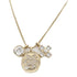 CHANEL CC Necklace P21/K Metal Gold