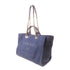 CHANEL CC SHW Deauville 2 Way Bag AS3351 Canvas Navy